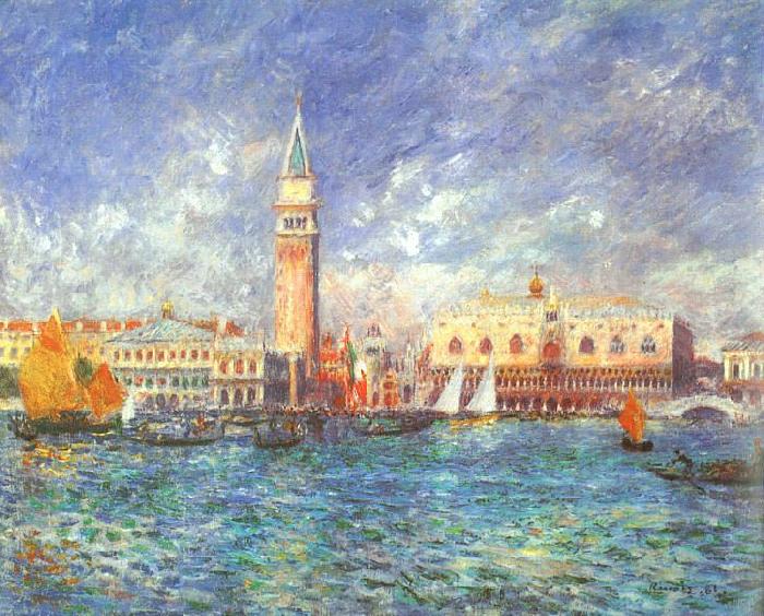 Pierre-Auguste Renoir Doge's Palace, Venice oil painting image